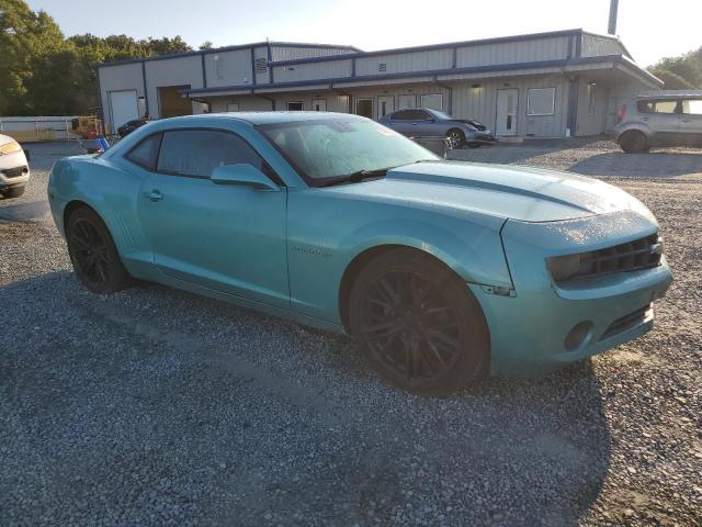 2G1FA1ED5B9202701 - 2011 CHEVROLET CAMARO LS TEAL photo 4