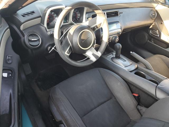 2G1FA1ED5B9202701 - 2011 CHEVROLET CAMARO LS TEAL photo 8