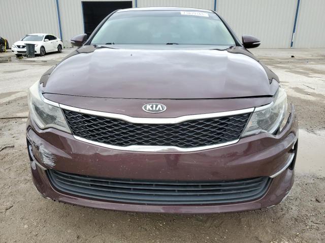 5XXGT4L34JG235570 - 2018 KIA OPTIMA LX MAROON photo 5