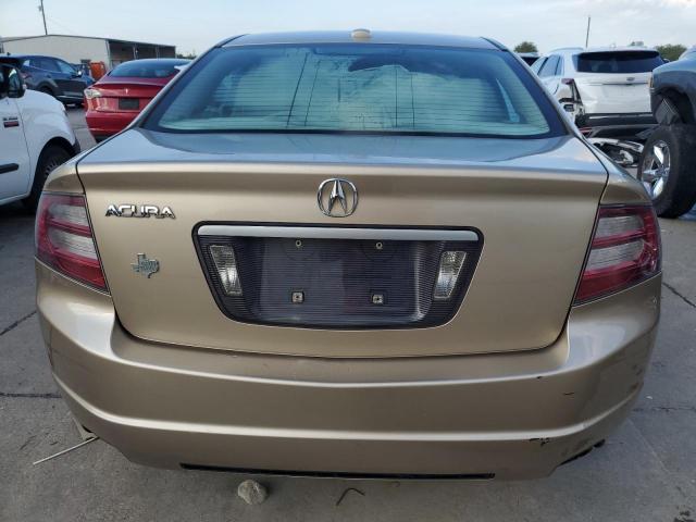 19UUA66217A014909 - 2007 ACURA TL BEIGE photo 6