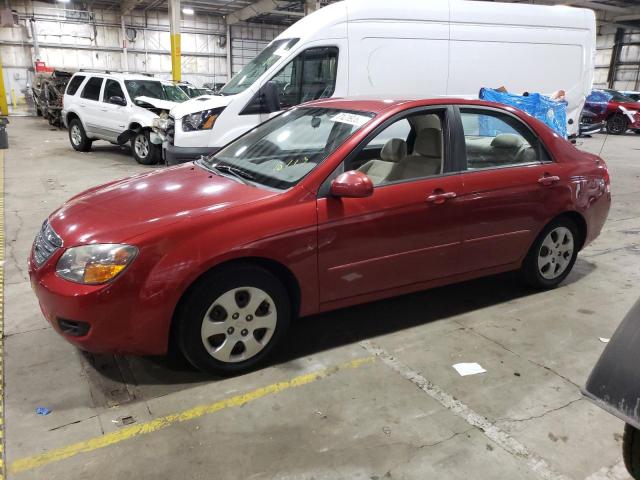 KNAFE222295592682 - 2009 KIA SPECTRA EX RED photo 1