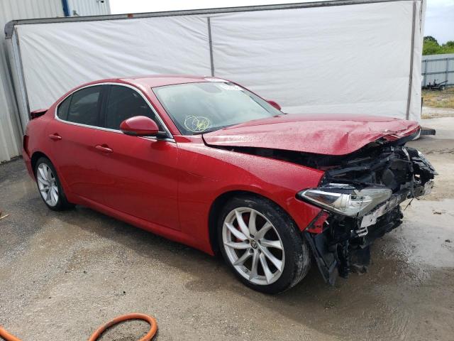 ZARFAEBN2J7575082 - 2018 ALFA ROMEO GIULIA RED photo 4