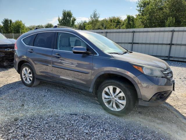 5J6RM4H7XCL018328 - 2012 HONDA CR-V EXL 灰色 照片 4