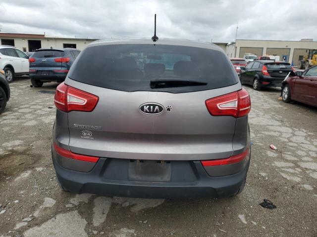 KNDPB3A29C7274464 - 2012 KIA SPORTAGE BASE GRAY photo 6