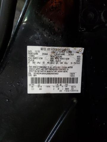 2FMDK4AK2BBA60443 - 2011 FORD EDGE SPORT BLACK photo 14