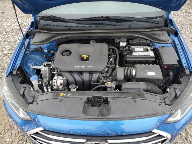 5NPD84LF1JH343373 - 2018 HYUNDAI ELANTRA SEL BLUE photo 11