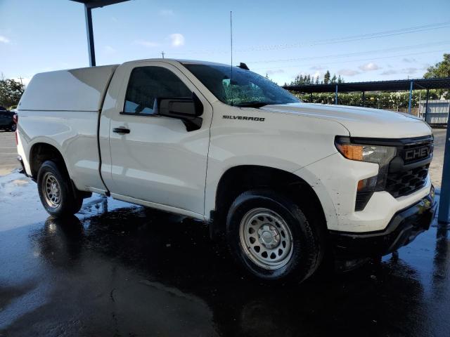 3GCNAAEK8PG352185 - 2023 CHEVROLET SILVERADO C1500 WHITE photo 4