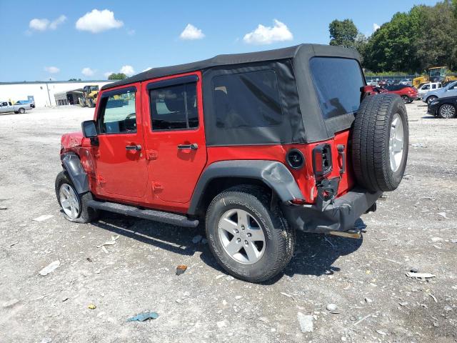 1C4BJWDG8HL635610 - 2017 JEEP WRANGLER U SPORT Қызыл фото 2