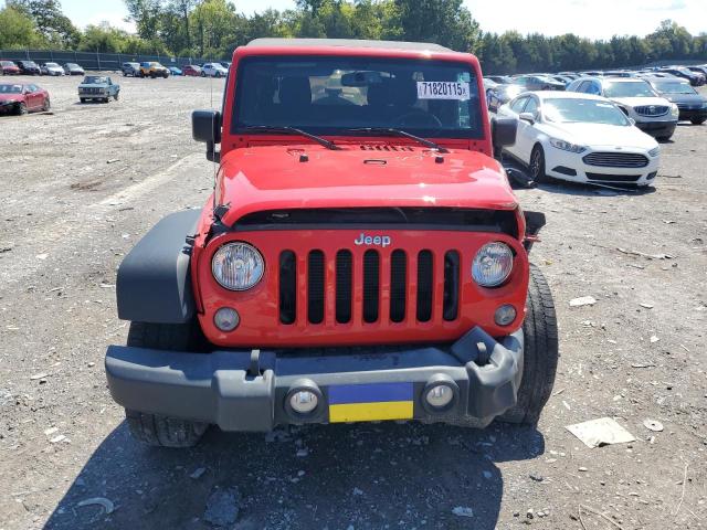 1C4BJWDG8HL635610 - 2017 JEEP WRANGLER U SPORT Қызыл фото 5