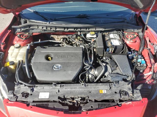 JM1BL1W61B1442557 - 2011 MAZDA 3 S RED photo 11