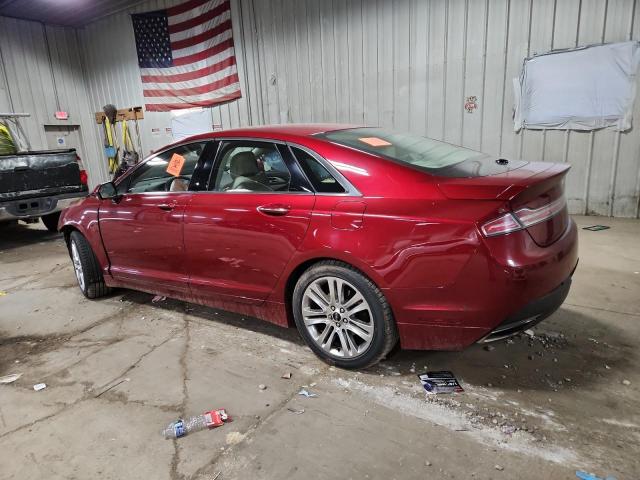 3LN6L2LU1ER831389 - 2014 LINCOLN MKZ HYBRID 红色 照片 2
