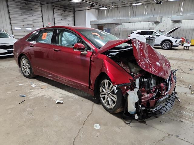 3LN6L2LU1ER831389 - 2014 LINCOLN MKZ HYBRID 红色 照片 4