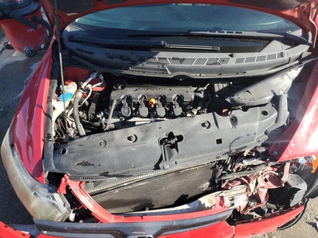 2HGFG12857H520720 - 2007 HONDA CIVIC EX RED photo 11