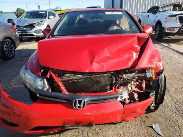 2HGFG12857H520720 - 2007 HONDA CIVIC EX RED photo 5