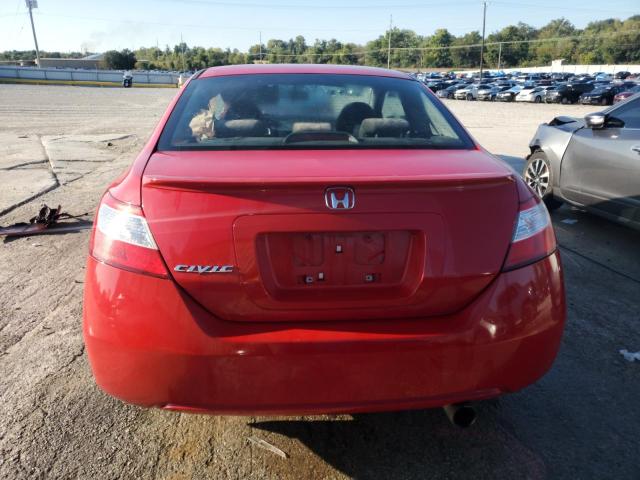 2HGFG12857H520720 - 2007 HONDA CIVIC EX RED photo 6