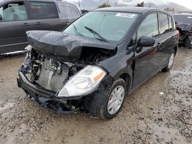 3N1BC1CP7CK805315 - 2012 NISSAN VERSA S BLACK photo 1