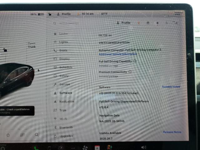 5YJ3E1EB1JF078594 - 2018 TESLA MODEL 3 BLACK photo 9