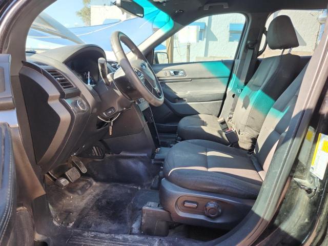1FM5K8AT9GGB28418 - 2016 FORD EXPLORER POLICE INTERCEPTOR შავი ფოტო 7