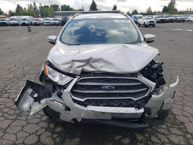 MAJ6P1ULXJC172056 - 2018 FORD ECOSPORT SE SILVER photo 5