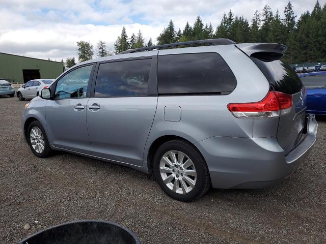 5TDDK3DC9BS014755 - 2011 TOYOTA SIENNA XLE SILVER photo 2