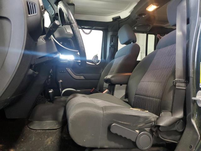 1J4BA3H19BL509858 - 2011 JEEP WRANGLER U SPORT أخضر صورة 7