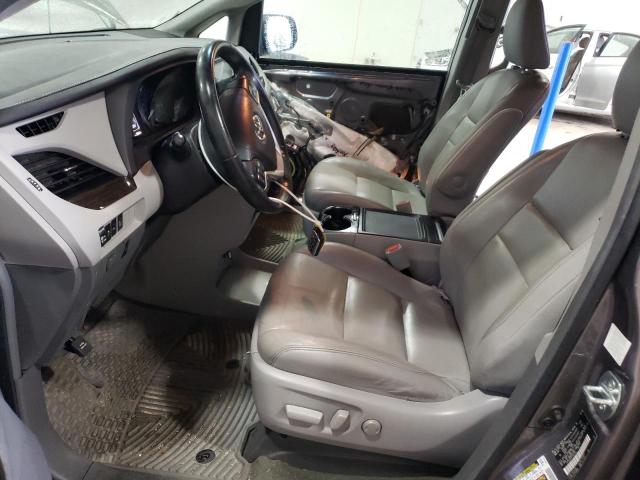 5TDYK3DC8FS551253 - 2015 TOYOTA SIENNA XLE GRAY photo 7