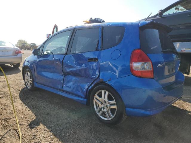 JHMGD38657S049365 - 2007 HONDA FIT S 蓝色 照片 2