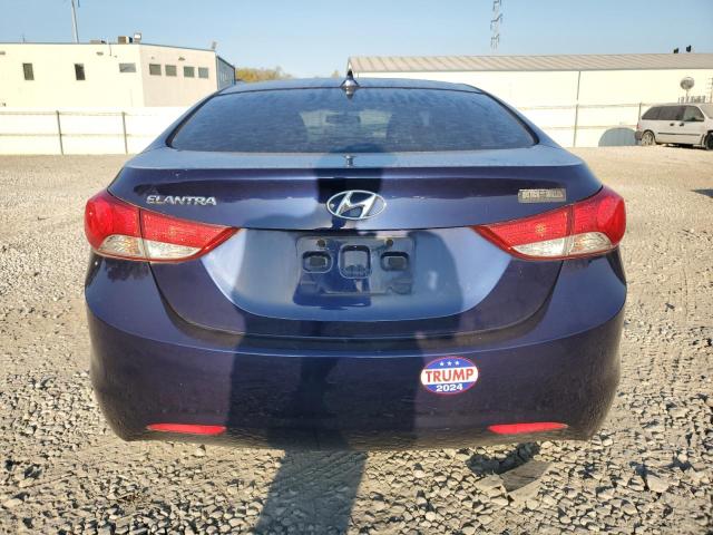 5NPDH4AE9DH271398 - 2013 HYUNDAI ELANTRA GLS BLUE photo 6