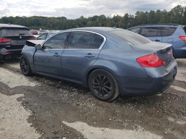 JNKCV61E99M011207 - 2009 INFINITI G37 BASE BLUE photo 2