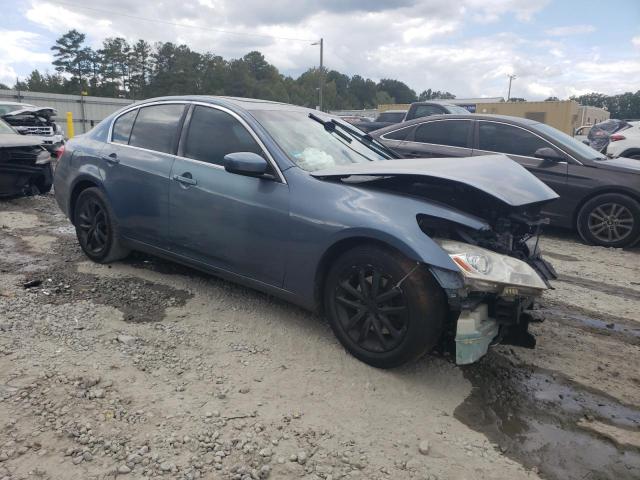 JNKCV61E99M011207 - 2009 INFINITI G37 BASE BLUE photo 4