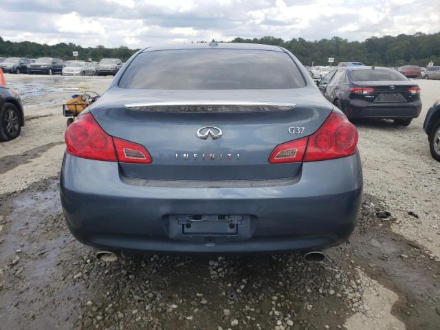 JNKCV61E99M011207 - 2009 INFINITI G37 BASE BLUE photo 6