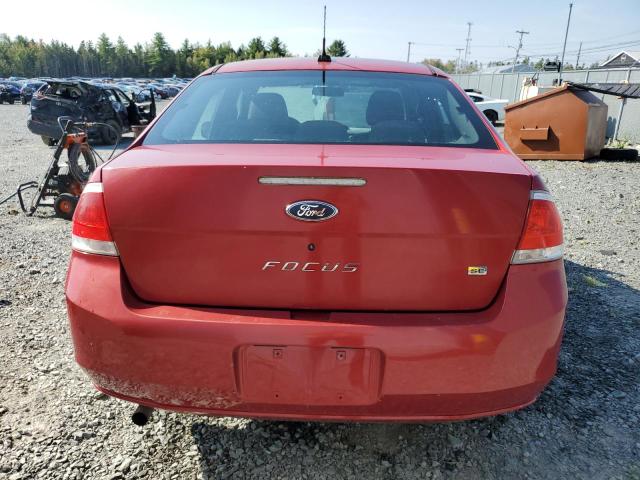 1FAHP35N19W214693 - 2009 FORD FOCUS SE RED photo 6