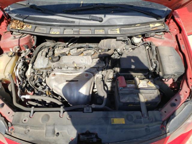 JTKJF5C7XD3055383 - 2013 TOYOTA SCION TC წითელი ფოტო 11