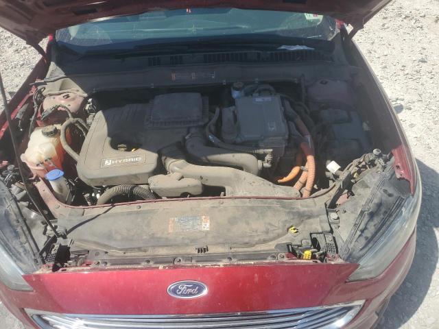 3FA6P0LU1KR188198 - 2019 FORD FUSION SE 红色 照片 11