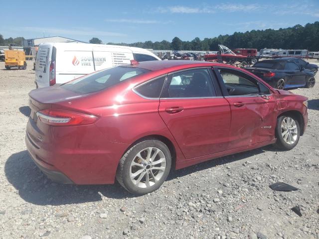 3FA6P0LU1KR188198 - 2019 FORD FUSION SE 红色 照片 3
