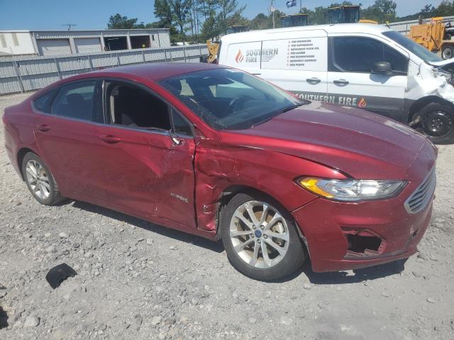 3FA6P0LU1KR188198 - 2019 FORD FUSION SE 红色 照片 4