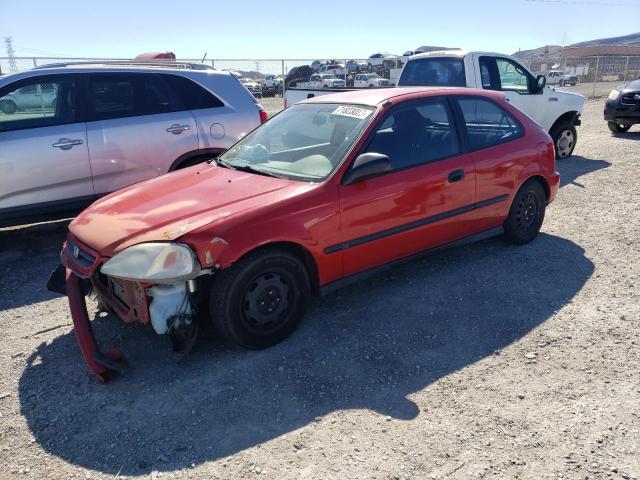 2HGEJ6449YH103591 - 2000 HONDA CIVIC DX RED photo 1