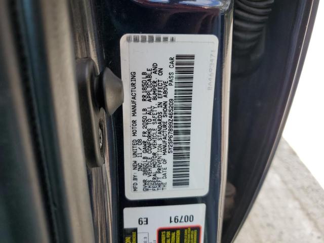 5Y2SP67899Z465209 - 2009 PONTIAC VIBE BLUE photo 12
