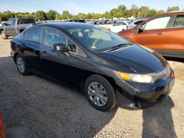 19XFB2F58CE357070 - 2012 HONDA CIVIC LX BLACK photo 4
