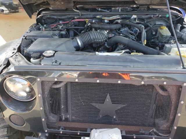 1J8GA59119L748734 - 2009 JEEP WRANGLER U SAHARA BLACK photo 11