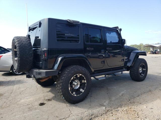 1J8GA59119L748734 - 2009 JEEP WRANGLER U SAHARA BLACK photo 3