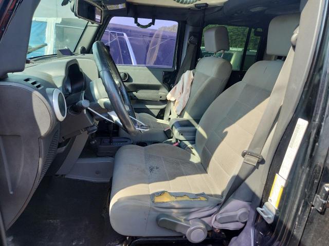 1J8GA59119L748734 - 2009 JEEP WRANGLER U SAHARA BLACK photo 7