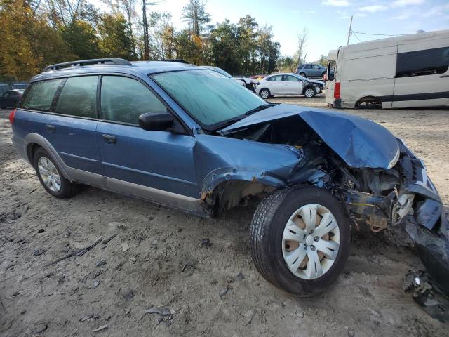 4S4BP60C287310540 - 2008 SUBARU OUTBACK BLUE photo 4