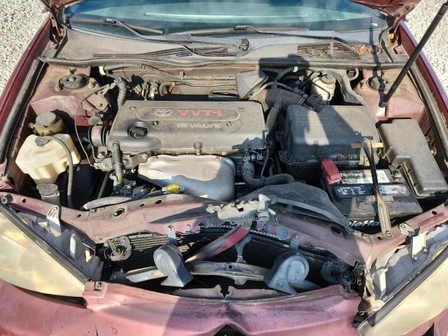 4T1BE32K64U309315 - 2004 TOYOTA CAMRY LE RED photo 11