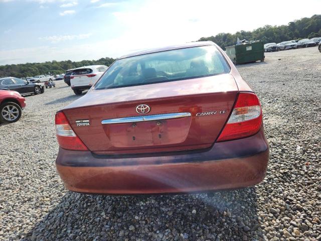 4T1BE32K64U309315 - 2004 TOYOTA CAMRY LE RED photo 6