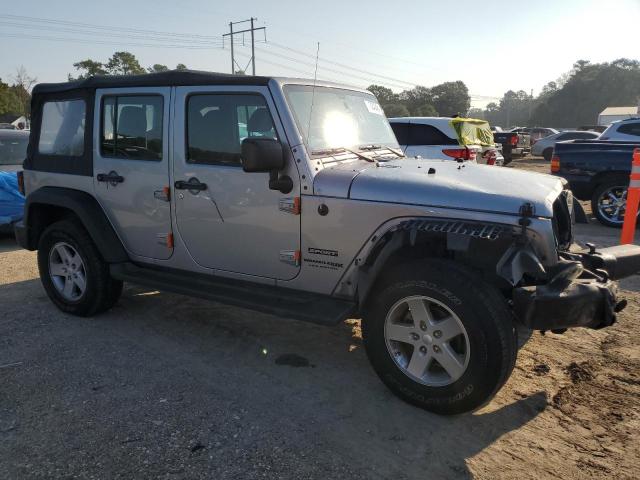 1C4BJWDG6JL869606 - 2018 JEEP WRANGLER U SPORT GRAY photo 4