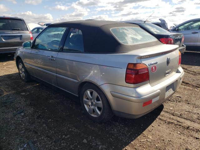 3VWDC21V11M808688 - 2001 VOLKSWAGEN CABRIO GLX 银色 照片 2