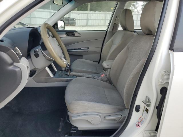 JF2SHABC1DH411494 - 2013 SUBARU FORESTER 2.5X WHITE photo 7