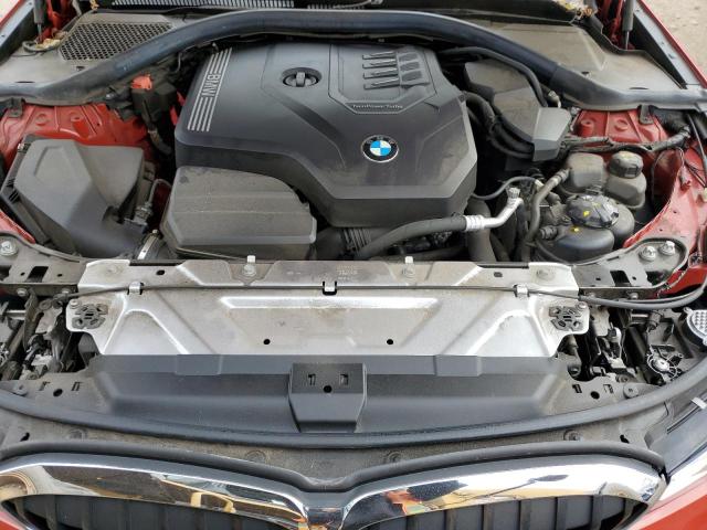 3MW5R7J05M8B65845 - 2021 BMW 330XI Կարմիր լուսանկար 11
