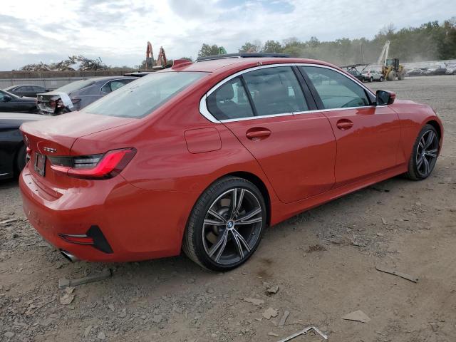 3MW5R7J05M8B65845 - 2021 BMW 330XI Կարմիր լուսանկար 3